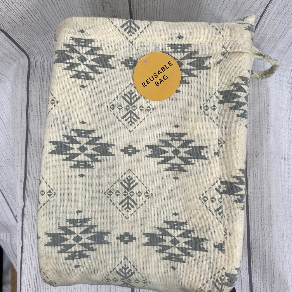 Pendleton Flannel Sheet Set King Ivory Grey Geometric Cotton Cozy Rustic Lodge